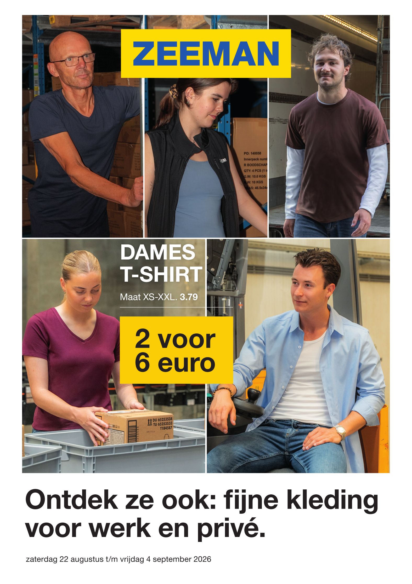 zeeman - Zeeman folder voor volgende week van zaterdag 22/08/2026 tot vrijdag 04/09/2026