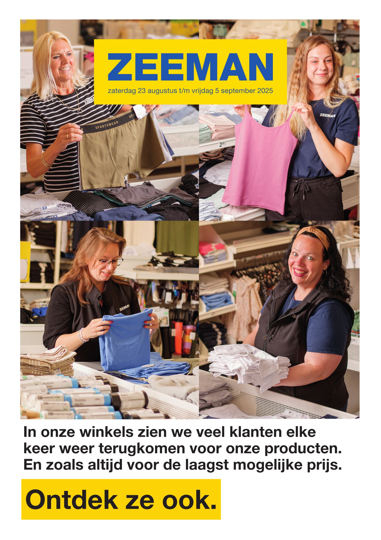 zeeman - Zeeman folder geldig vanaf 23/08 - 05/09