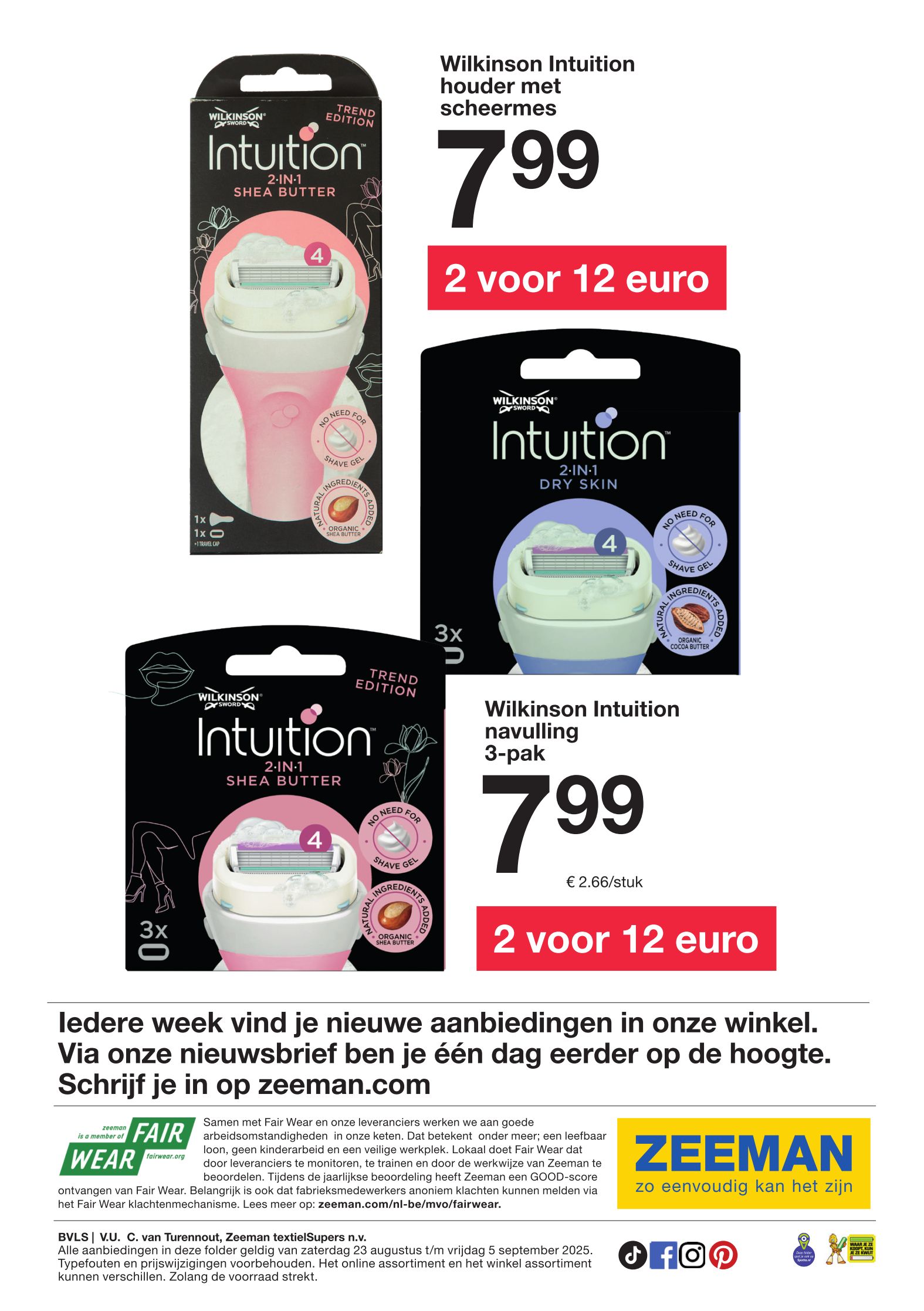 zeeman - Zeeman folder geldig vanaf 23/08 - 05/09 - page: 33