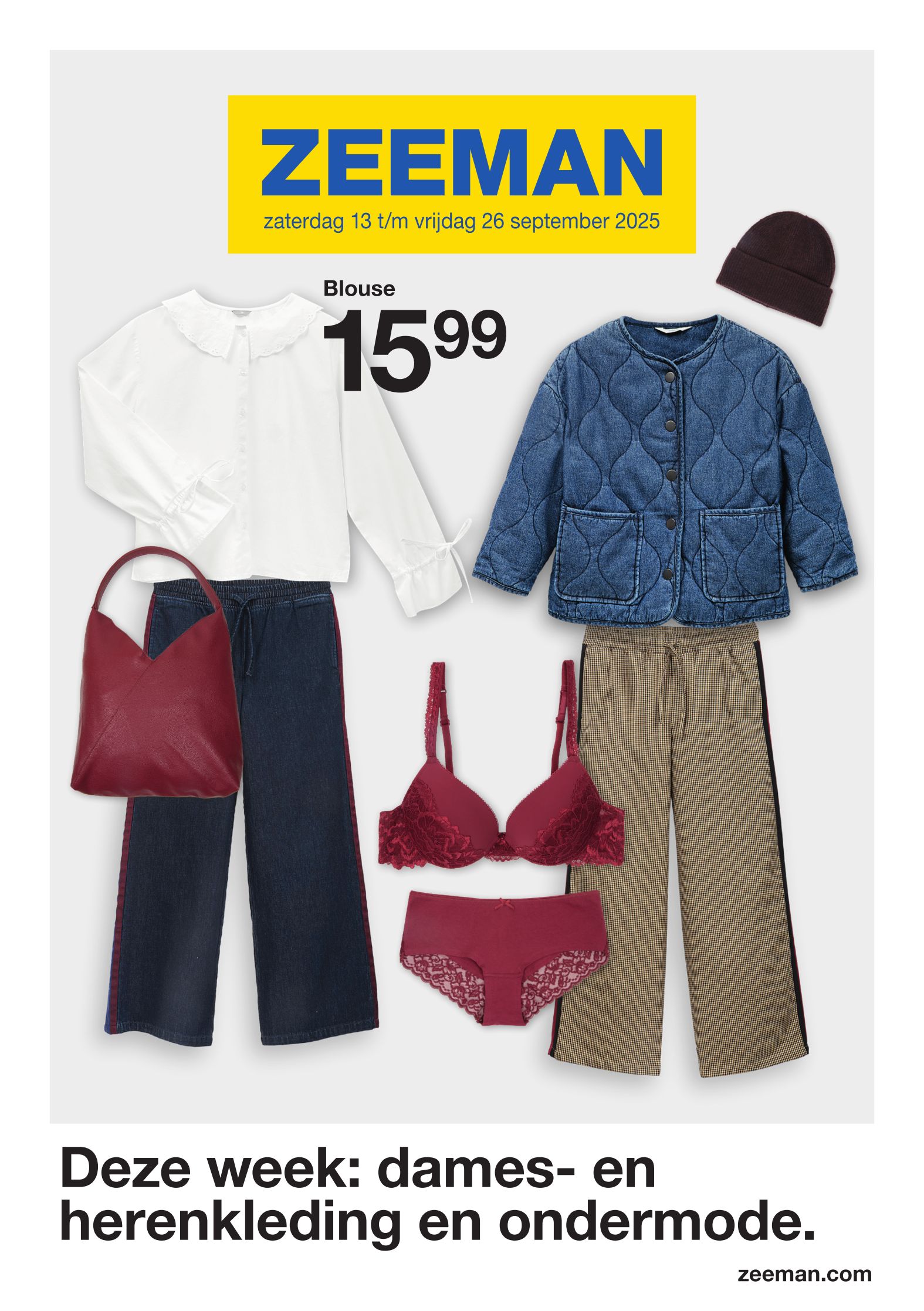 zeeman - Zeeman folder geldig vanaf 13/09 - 26/09
