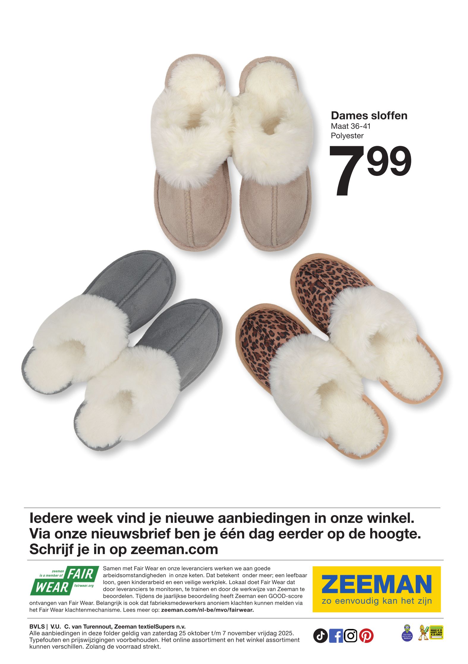 zeeman - De Zeeman folder geldig vanaf 25/10 t/m 07/11 - page: 21