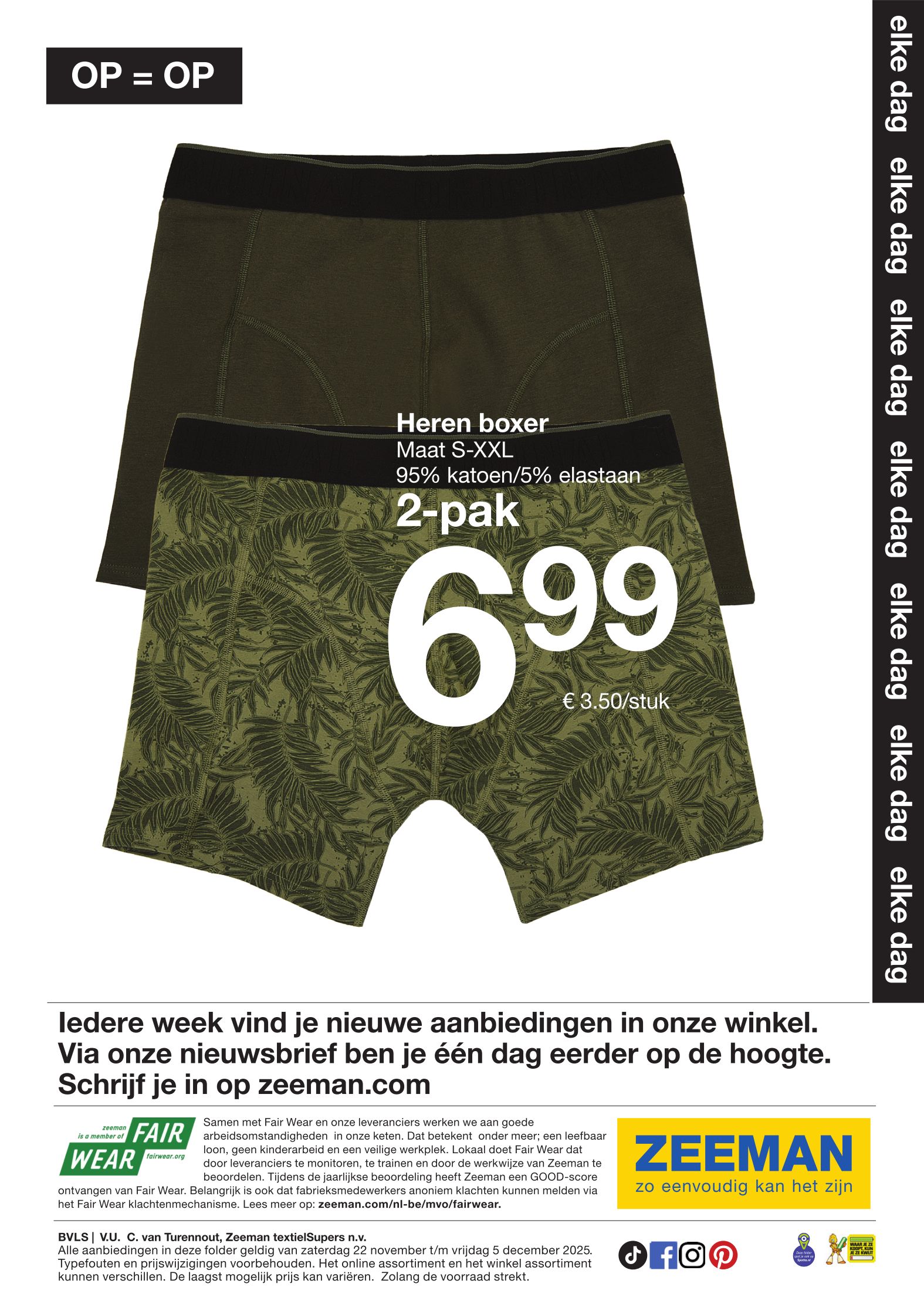 zeeman - De Zeeman folder geldig vanaf 22/11 t/m 05/12 - page: 21