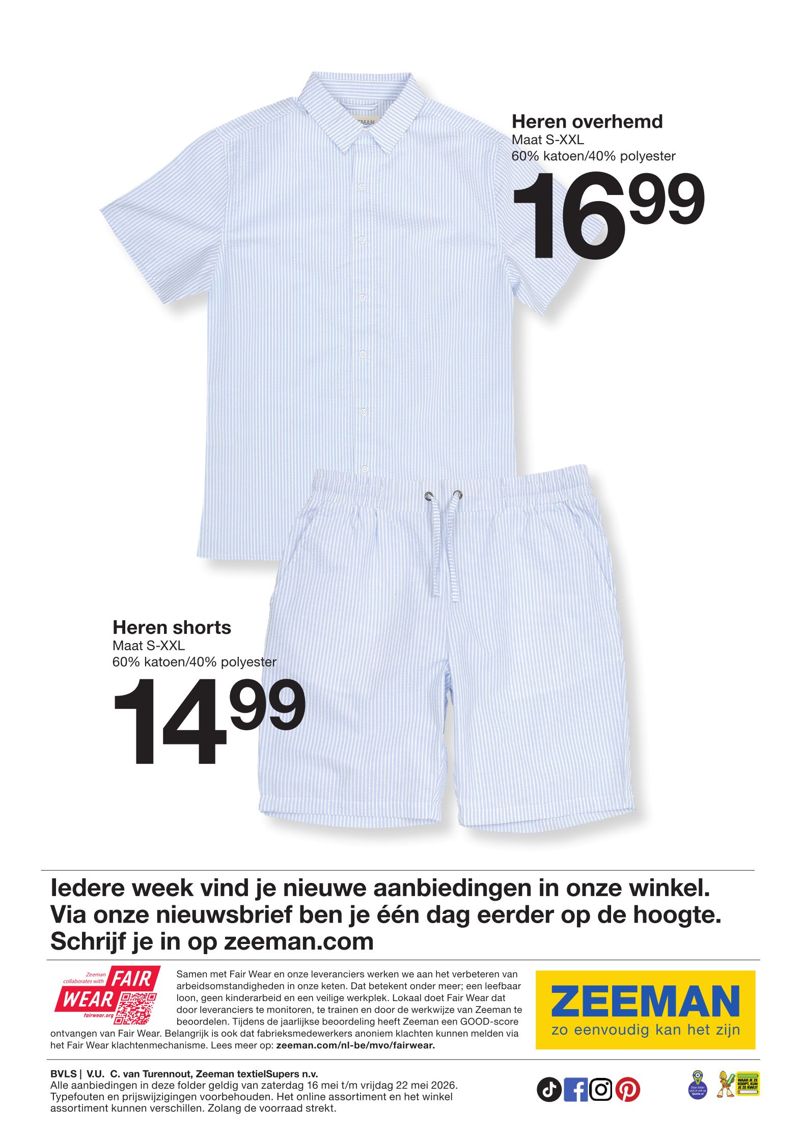 zeeman - Zeeman folder voor volgende week van zaterdag 16/05/2026 tot vrijdag 22/05/2026 - page: 13