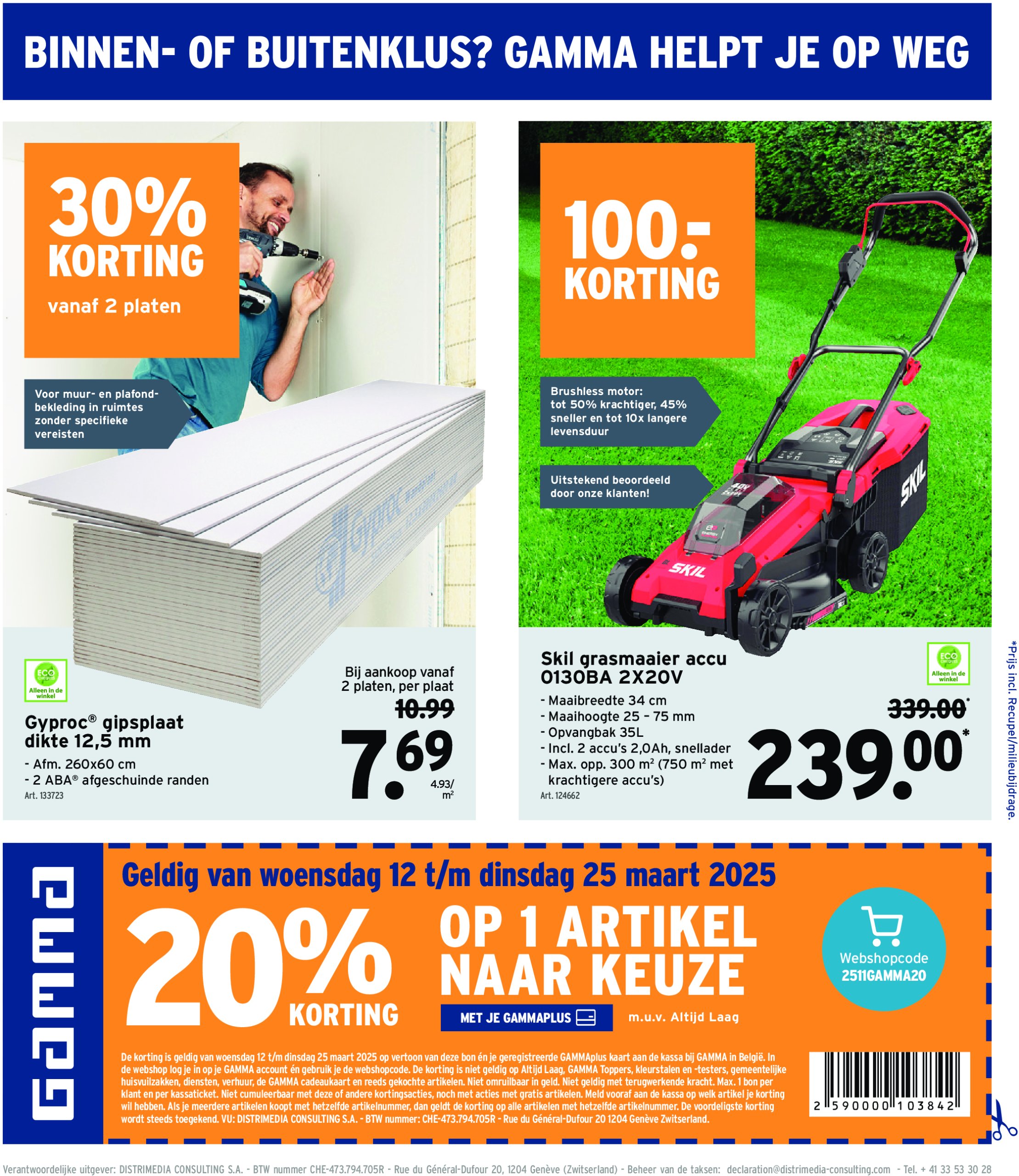 gamma - Gamma folder geldig vanaf 12/03 - 25/03 - page: 45 gamma - Gamma folder geldig vanaf 12/03 - 25/03 - page: 45