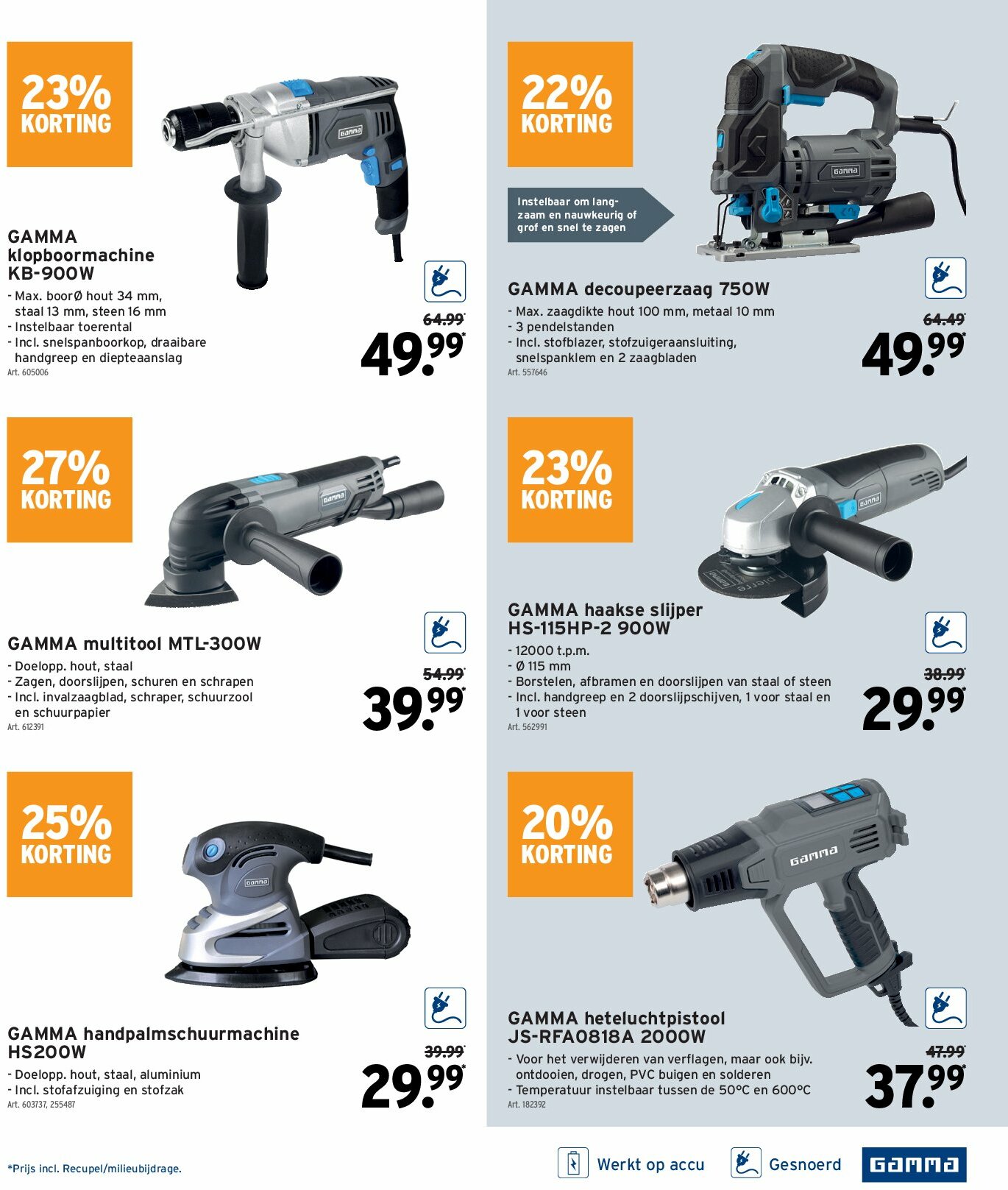 gamma - Gamma folder geldig vanaf 27/08 - 16/09 - page: 37