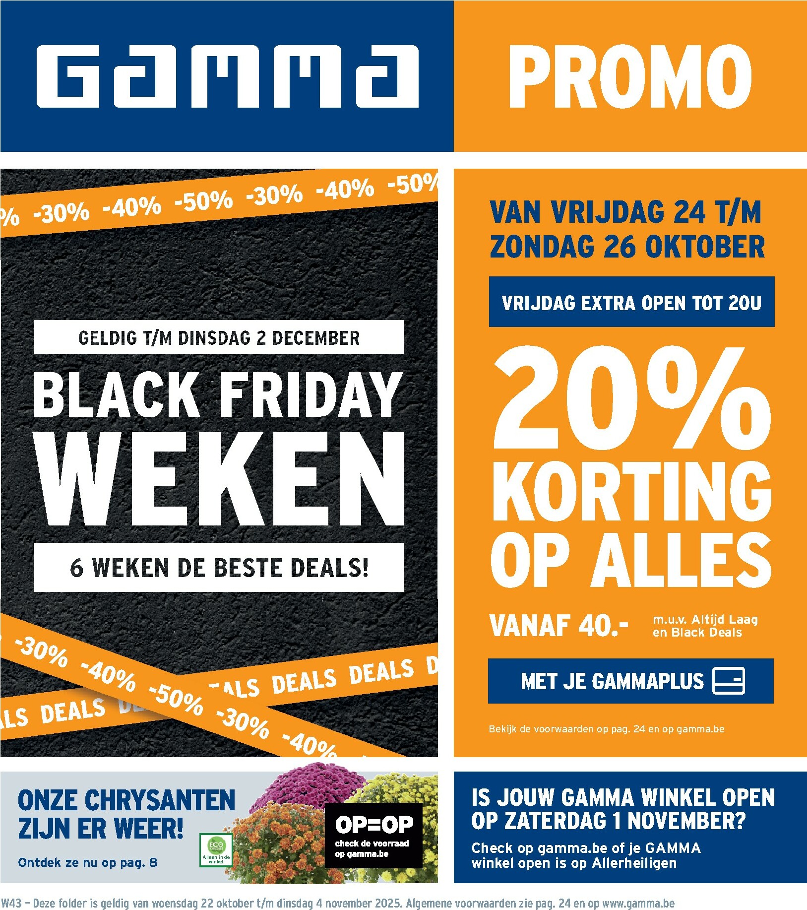 gamma - De Gamma folder geldig vanaf 22/10 t/m 04/11