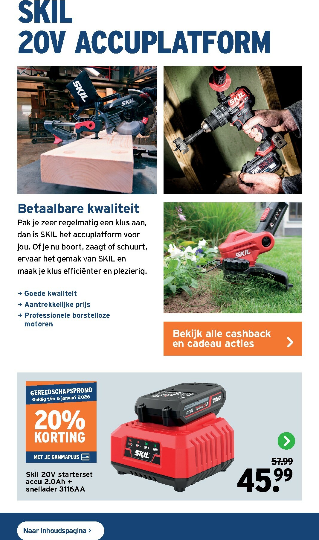 gamma - De Gamma - Gereedschapsspecial folder geldig vanaf 08/10 t/m 06/01 - page: 10