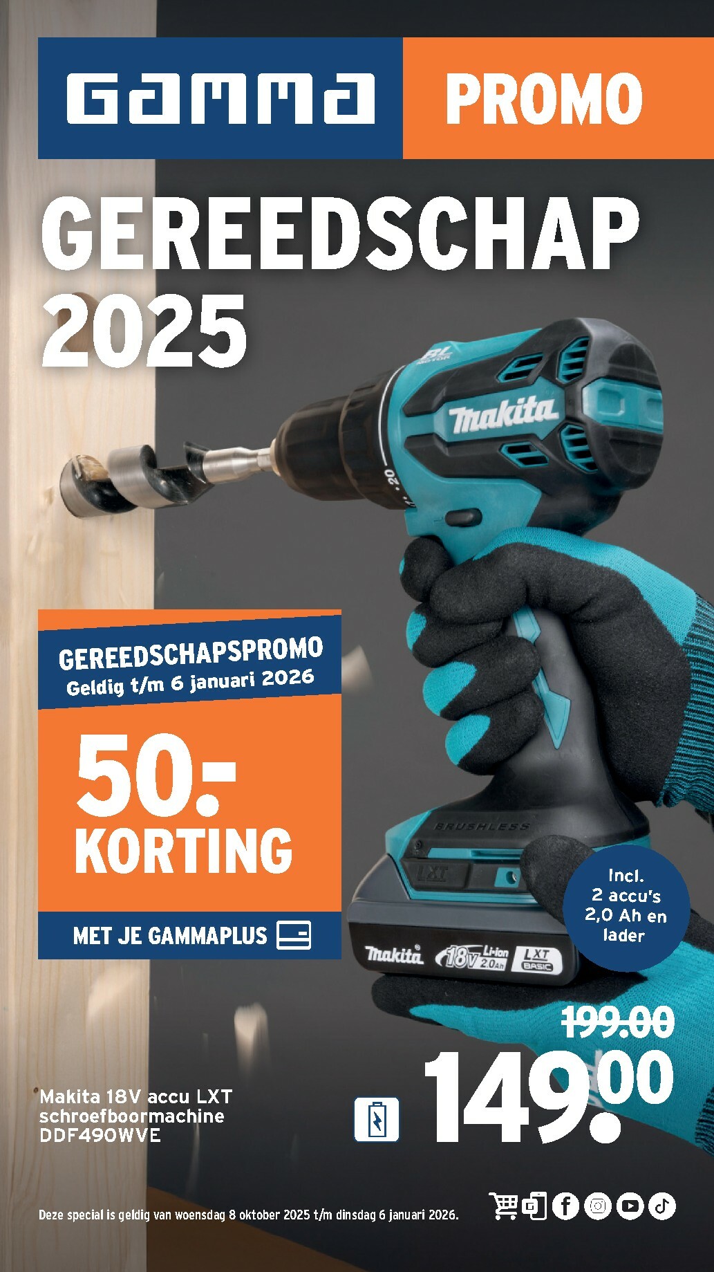 gamma - De Gamma - Gereedschapsspecial folder geldig vanaf 08/10 t/m 06/01