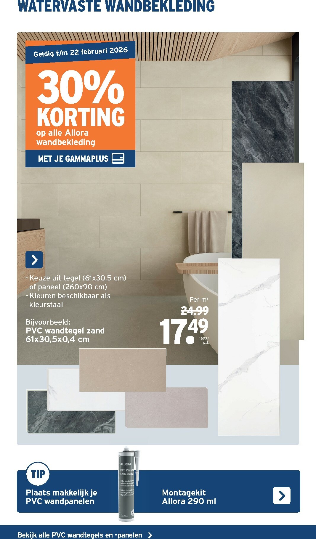 gamma - De Gamma - Sanitairspecial folder geldig vanaf 07/01 t/m 22/02 - page: 50