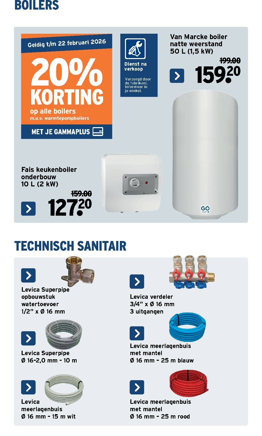 gamma - De Gamma - Sanitairspecial folder geldig vanaf 07/01 t/m 22/02 - page: 57
