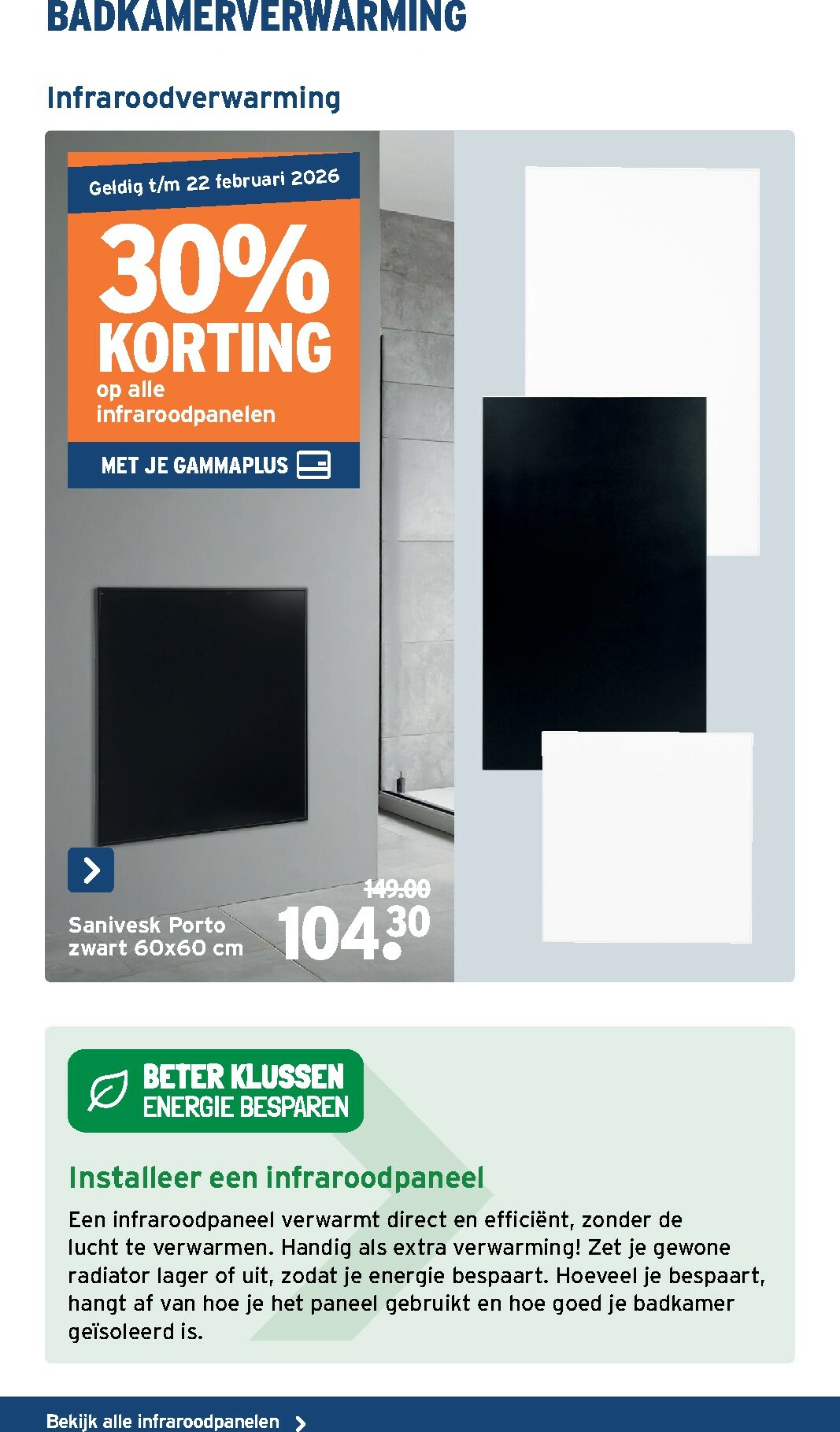 gamma - De Gamma - Sanitairspecial folder geldig vanaf 07/01 t/m 22/02 - page: 55