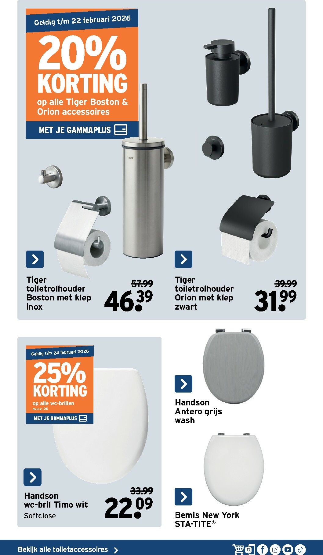 gamma - De Gamma - Sanitairspecial folder geldig vanaf 07/01 t/m 22/02 - page: 13