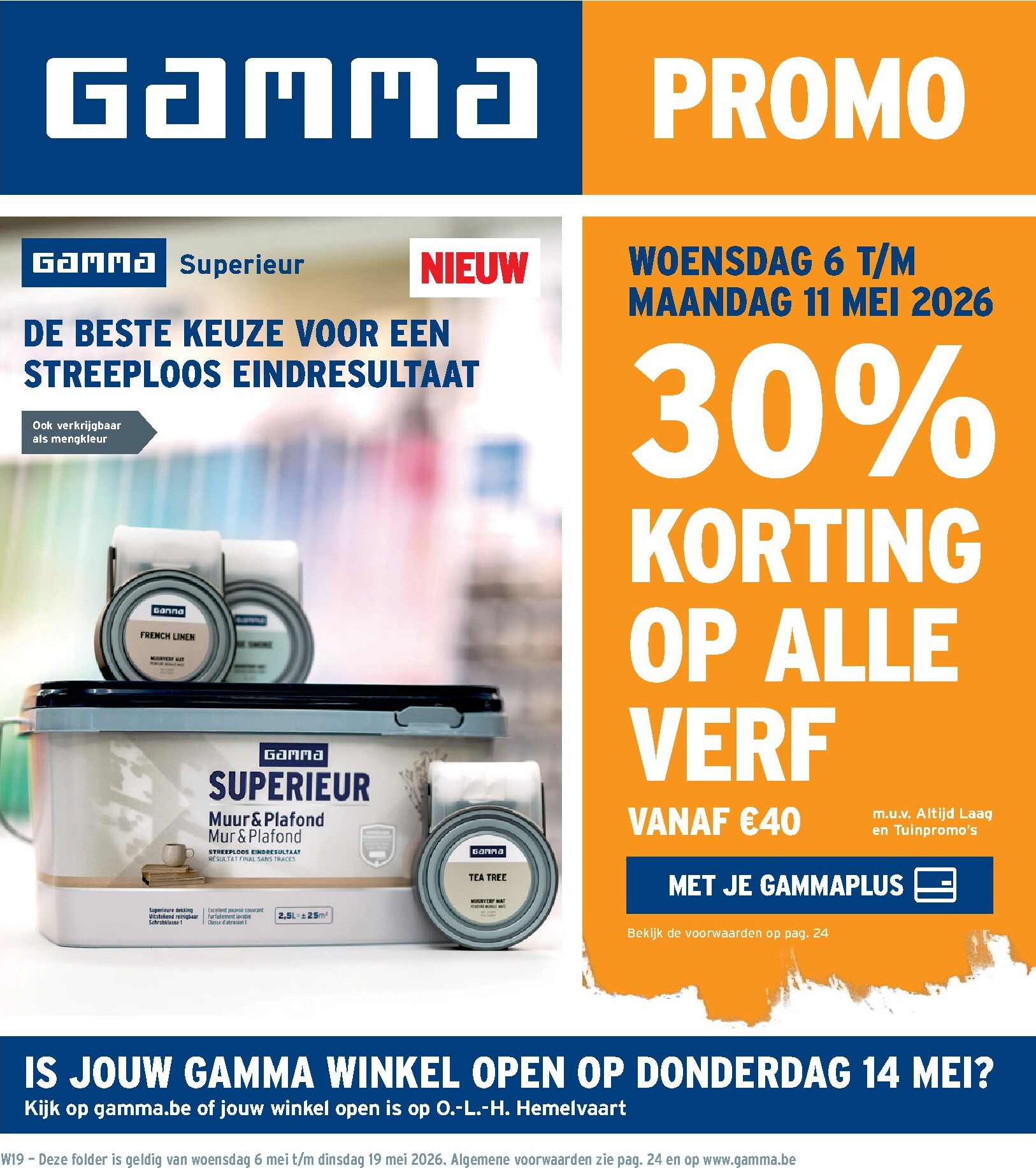 gamma - Huidige Gamma folder geldig van woensdag 06/05/2026 tot dinsdag 19/05/2026 - page: 1