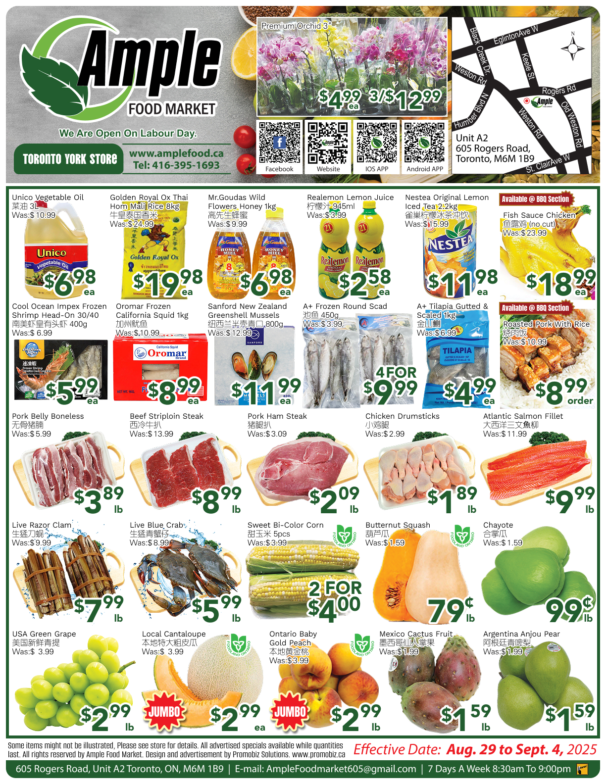 ample-supermarket - Ample Supermarket - Toronto York flyer valid from 08-29 - 09-04