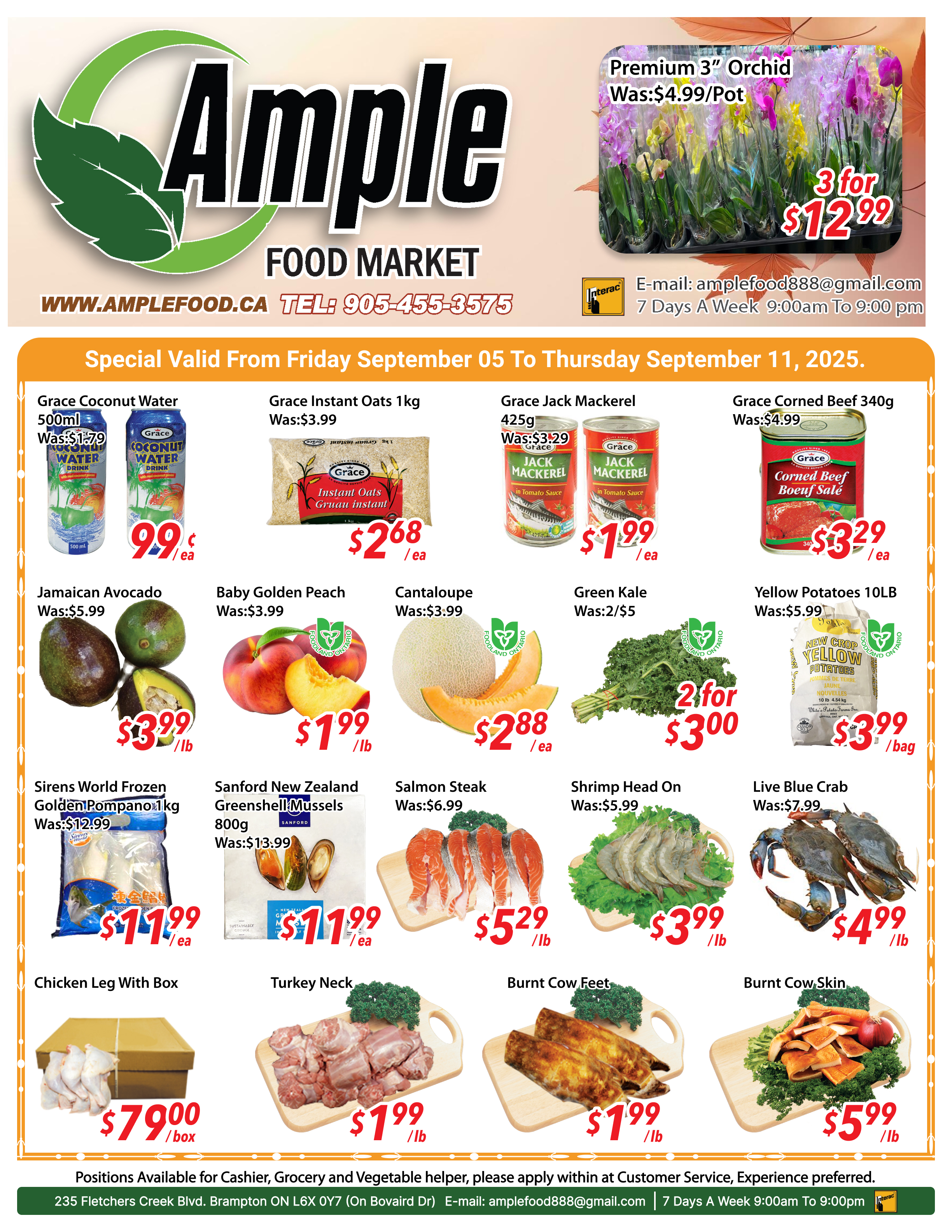 ample-supermarket - Ample Supermarket - Brampton flyer valid from 09-05 - 09-11