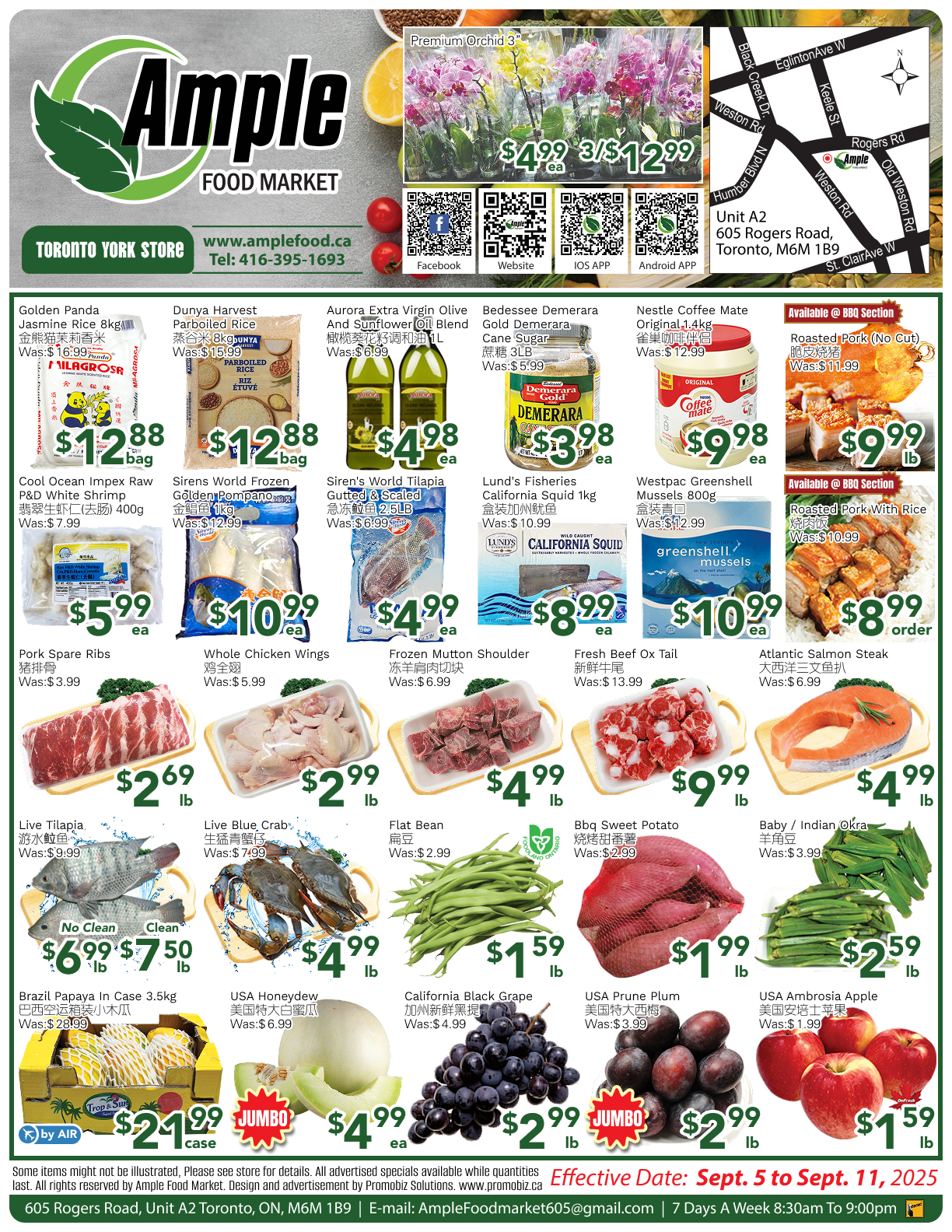ample-supermarket - Ample Supermarket - Toronto York flyer valid from 09-05 - 09-11