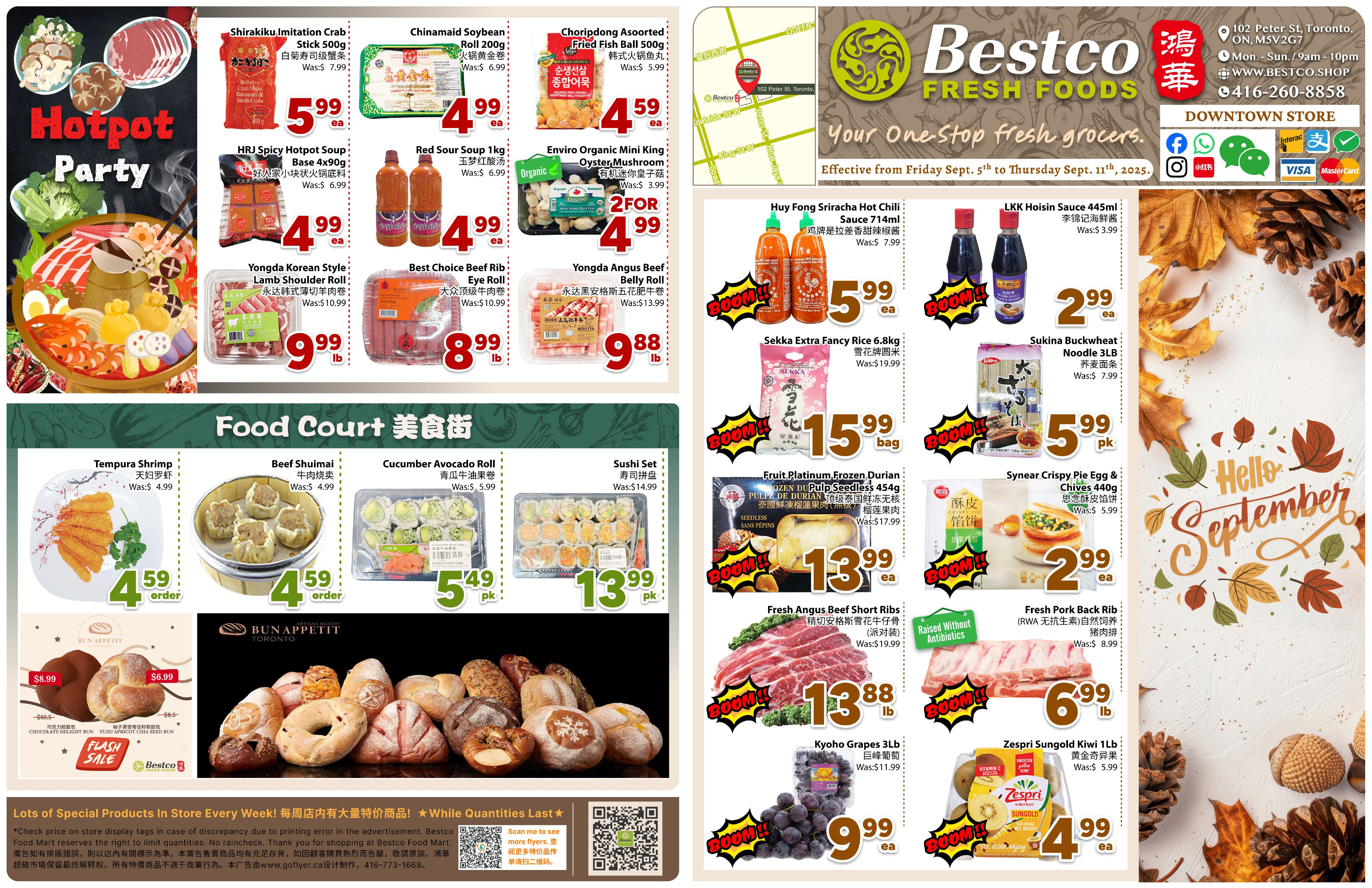 bestco - Bestco - Downtown flyer valid from 09-05 - 09-11 - page: 1