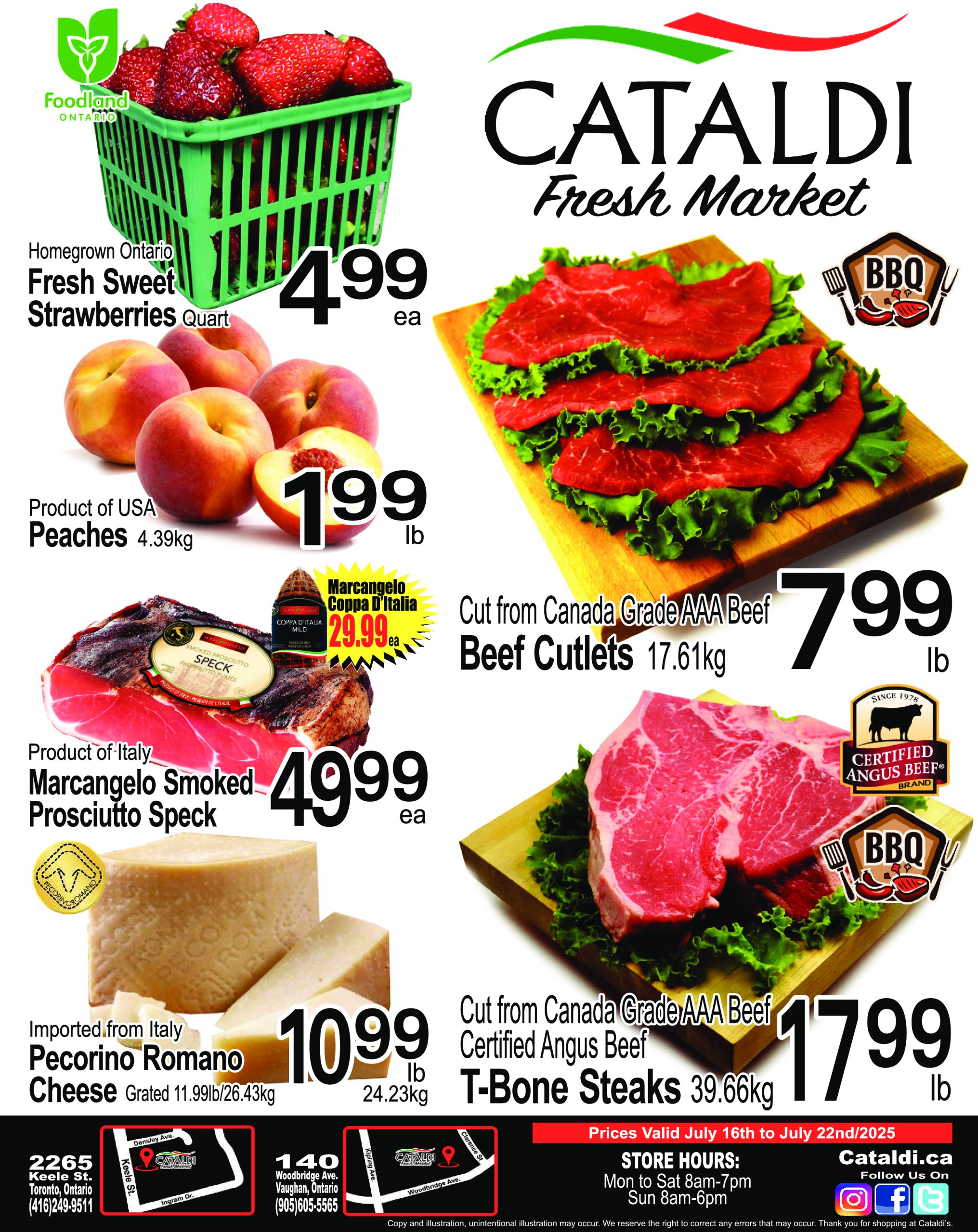 cataldi-fresh-market - Cataldi Fresh Market flyer valid from 07-16 - 07-22