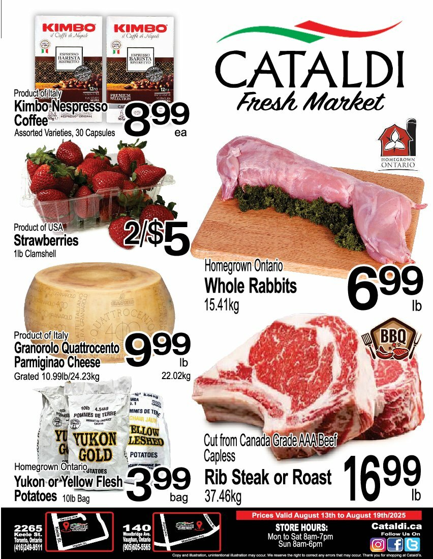 cataldi-fresh-market - Cataldi Fresh Market flyer valid from 08-13 - 08-19