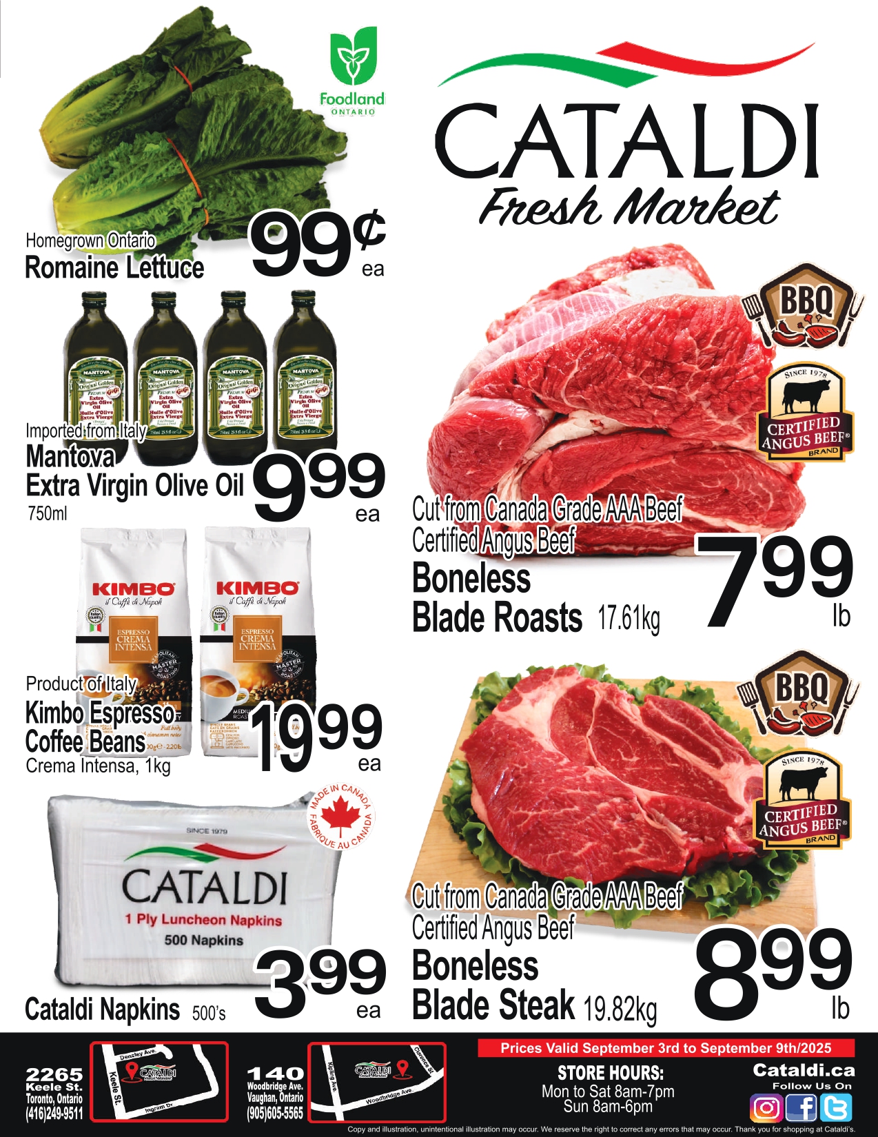 cataldi-fresh-market - Cataldi Fresh Market flyer valid from 09-03 - 09-09