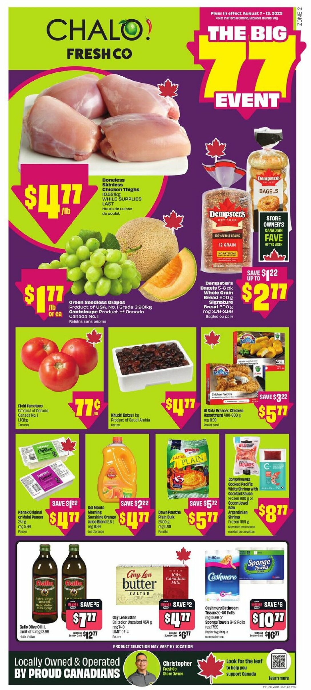 chalo-freshco - CHALO FreshCo flyer valid from 08-07 - 08-13