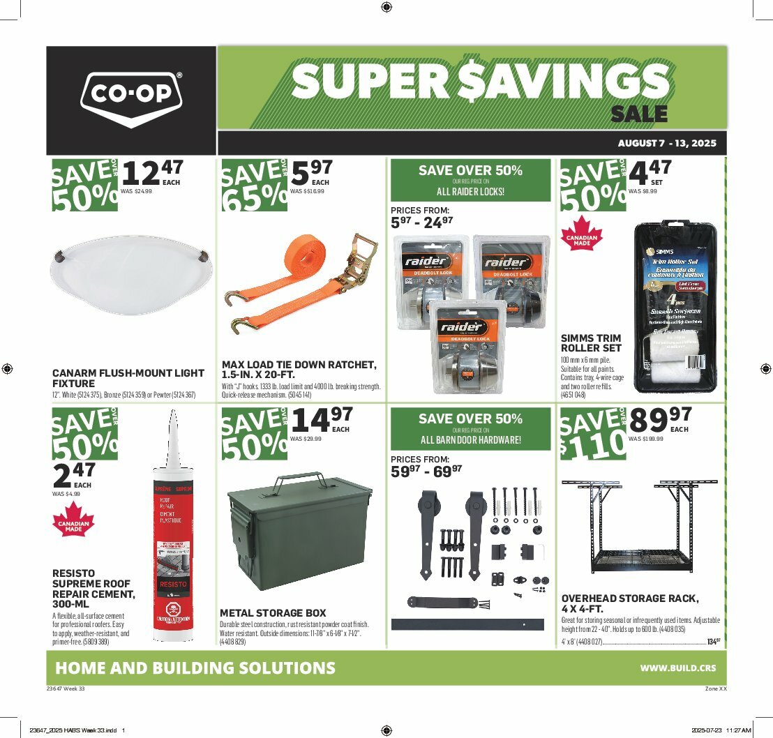 coop - Coop - Super Savings Sale flyer valid from 08-07 - 08-13
