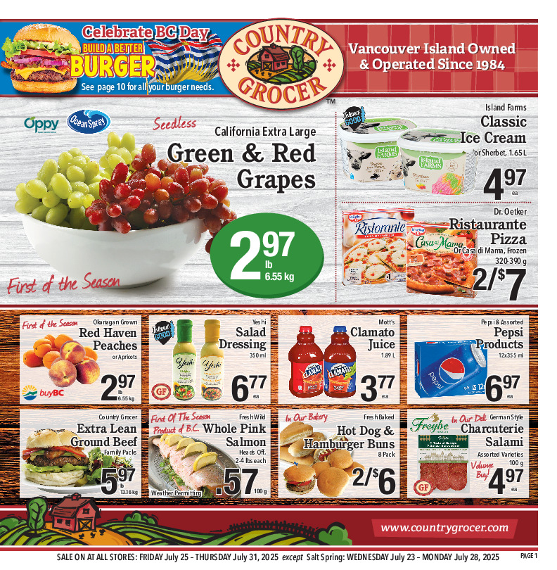 country-grocer - Country Grocer flyer valid from 07-25 - 07-31
