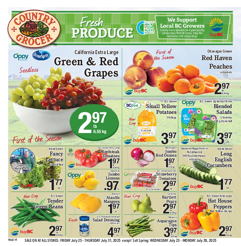 country-grocer - Country Grocer flyer valid from 07-25 - 07-31 - page: 14