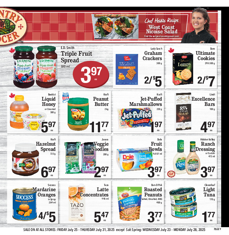 country-grocer - Country Grocer flyer valid from 07-25 - 07-31 - page: 9