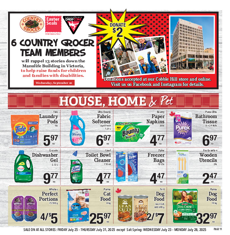 country-grocer - Country Grocer flyer valid from 07-25 - 07-31 - page: 11