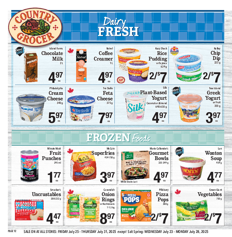 country-grocer - Country Grocer flyer valid from 07-25 - 07-31 - page: 12