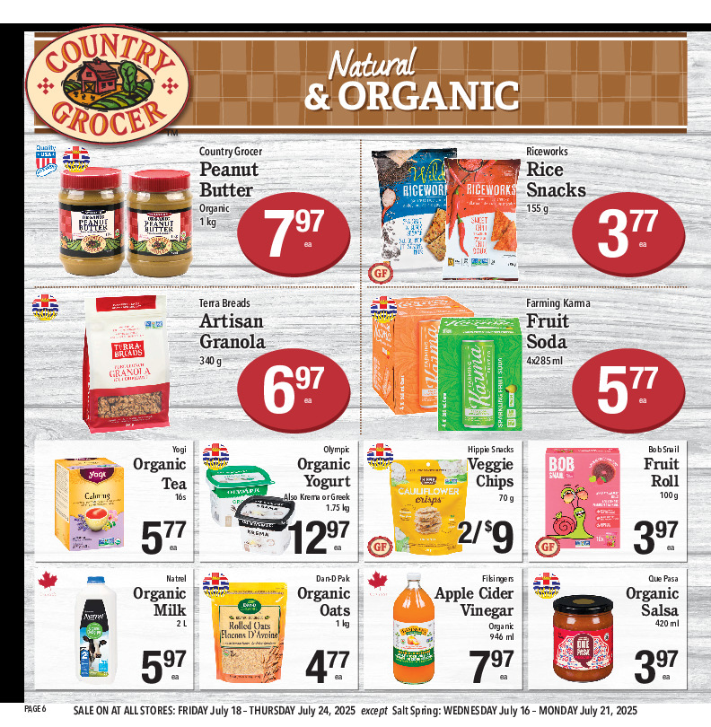 country-grocer - Country Grocer flyer valid from 07-18 - 07-24 - page: 6