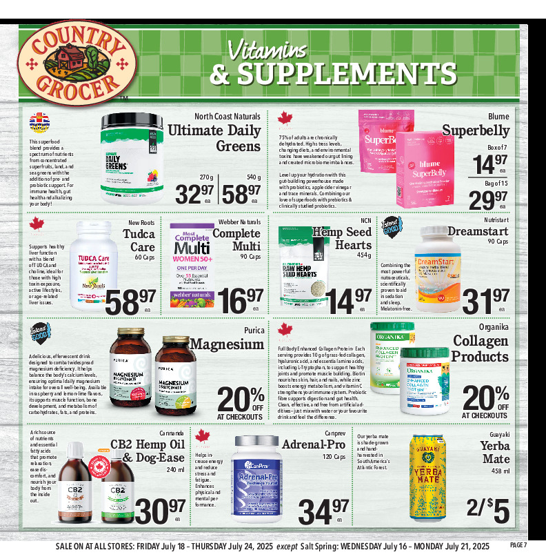 country-grocer - Country Grocer flyer valid from 07-18 - 07-24 - page: 7