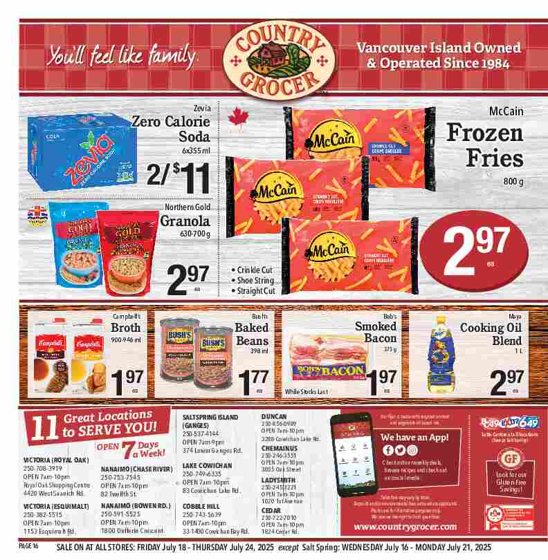 country-grocer - Country Grocer flyer valid from 07-18 - 07-24 - page: 16