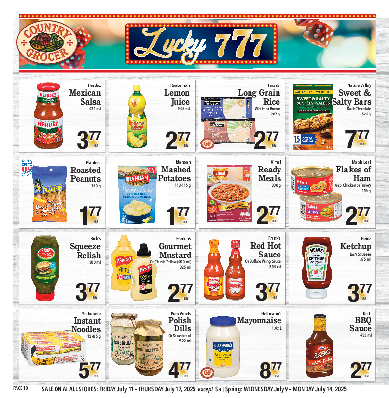 country-grocer - Country Grocer flyer valid from 07-11 - 07-17 - page: 10