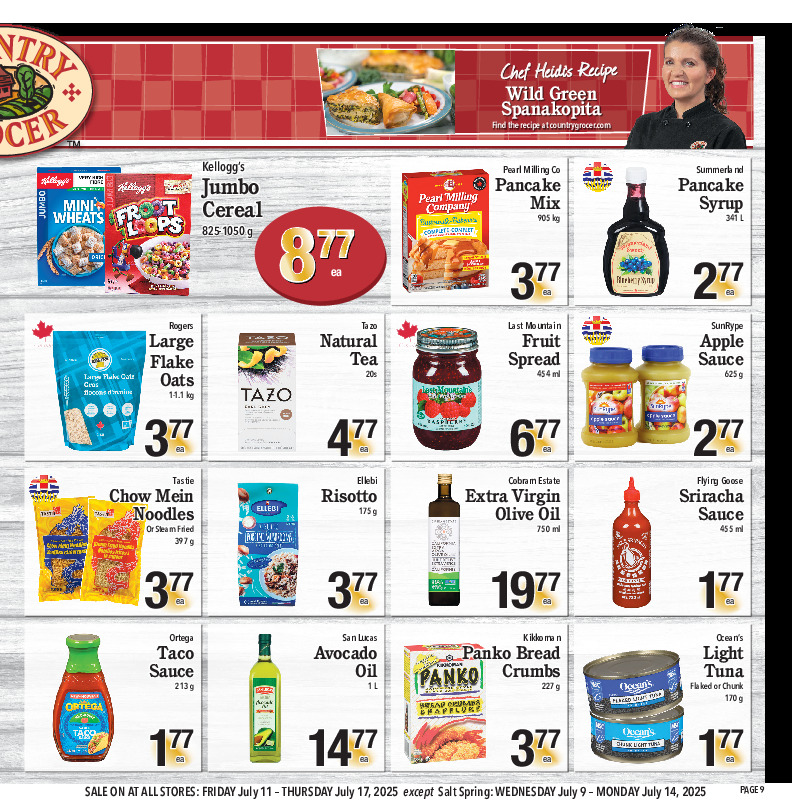 country-grocer - Country Grocer flyer valid from 07-11 - 07-17 - page: 9