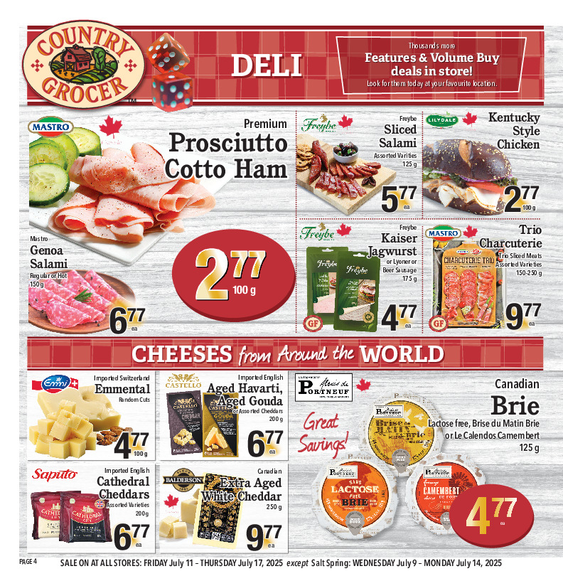 country-grocer - Country Grocer flyer valid from 07-11 - 07-17 - page: 4