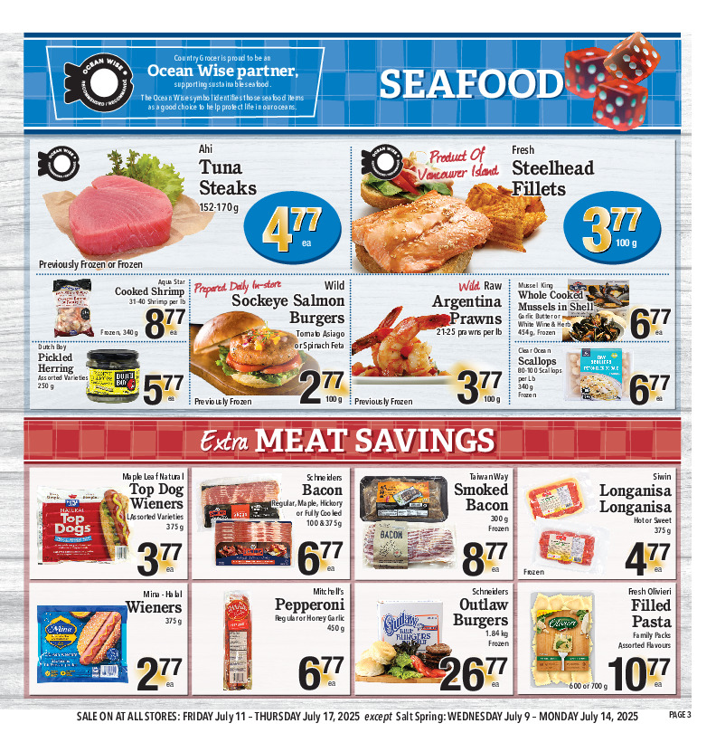 country-grocer - Country Grocer flyer valid from 07-11 - 07-17 - page: 3
