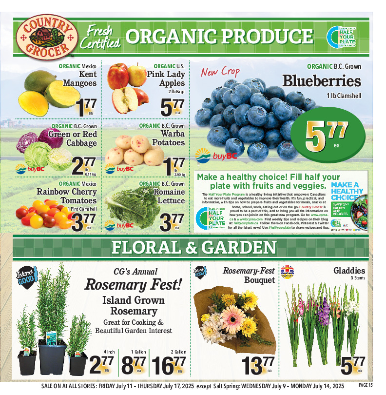 country-grocer - Country Grocer flyer valid from 07-11 - 07-17 - page: 15