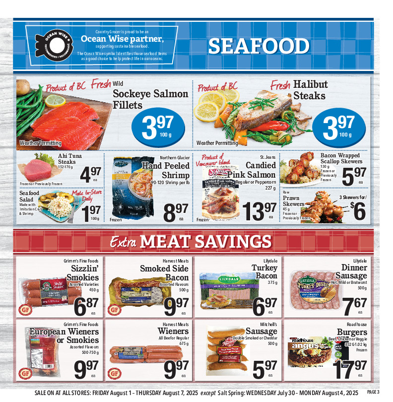 country-grocer - Country Grocer flyer valid from 08-01 - 08-07 - page: 3