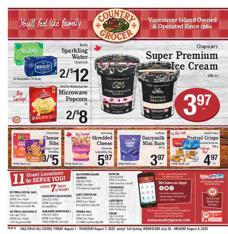country-grocer - Country Grocer flyer valid from 08-01 - 08-07 - page: 16
