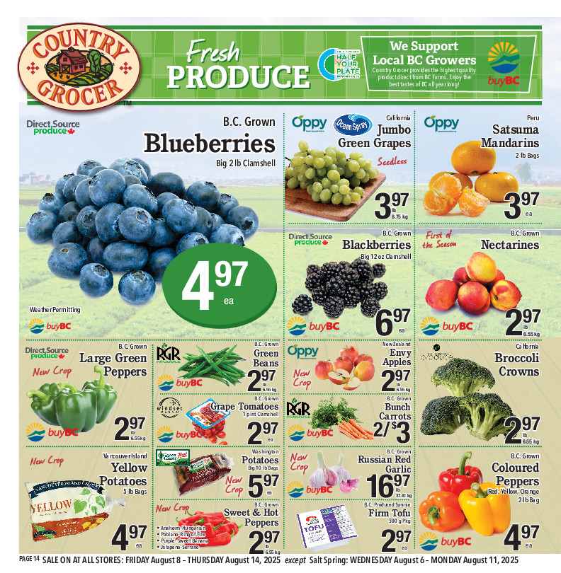 country-grocer - Country Grocer flyer valid from 08-08 - 08-14 - page: 14