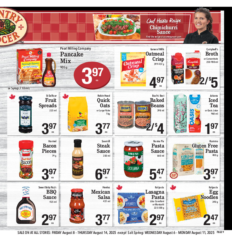 country-grocer - Country Grocer flyer valid from 08-08 - 08-14 - page: 9