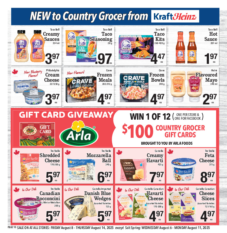country-grocer - Country Grocer flyer valid from 08-08 - 08-14 - page: 10