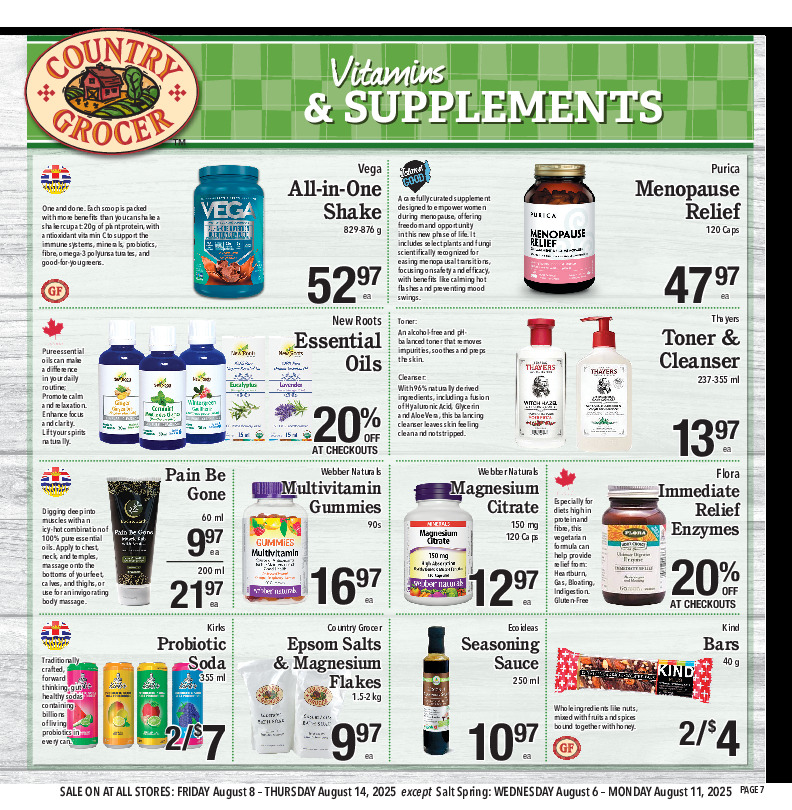 country-grocer - Country Grocer flyer valid from 08-08 - 08-14 - page: 7