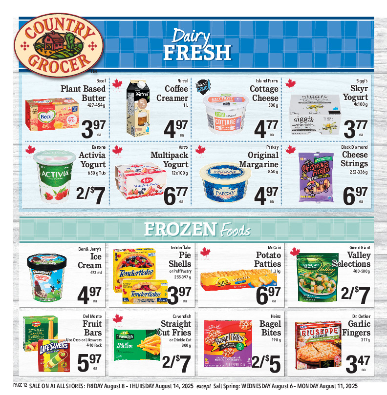 country-grocer - Country Grocer flyer valid from 08-08 - 08-14 - page: 12