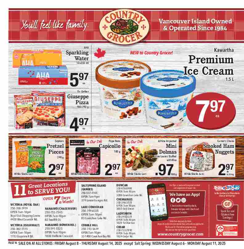 country-grocer - Country Grocer flyer valid from 08-08 - 08-14 - page: 16