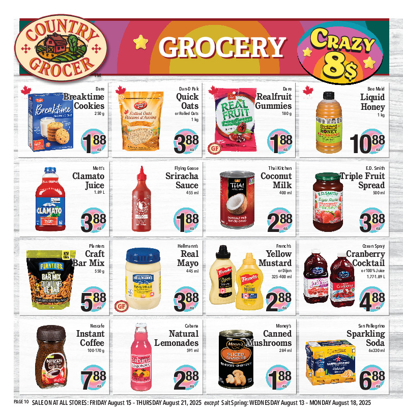 country-grocer - Country Grocer flyer valid from 08-15 - 08-21 - page: 10