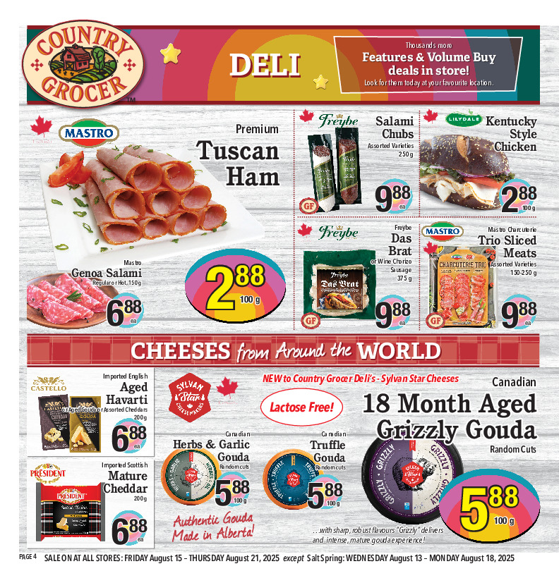 country-grocer - Country Grocer flyer valid from 08-15 - 08-21 - page: 4