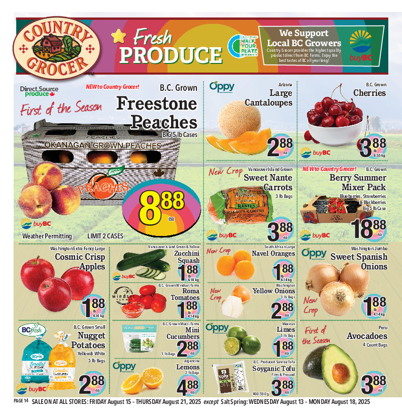 country-grocer - Country Grocer flyer valid from 08-15 - 08-21 - page: 14